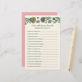 Artistiek Scandinavisch Bloemen Vrijgezellenfeest  Briefpapier