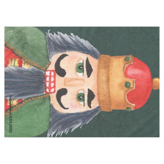 Artistiek schilderij notenkraker EST 1982 Groen Tafelkleed (Voorkant (Horizontaal))