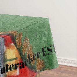 Artistiek schilderij notenkraker EST 1982 Groen Tafelkleed