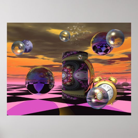 artistiek sci-fi-poster poster (Voorkant)