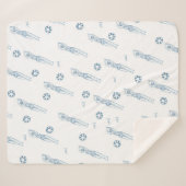  artistiek Snychro zwemteam patroon Sherpa Deken (Voorkant (horizontaal))