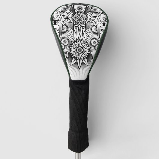 Artistiek Stamontwerp Golfheadcover (Voorkant)