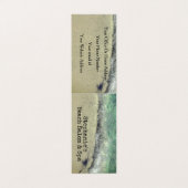 Artistiek strand Ocean Waves Kustsalon Spa Visitekaartje (Buitenkant ongevouwen)