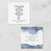 artistiek therapeut vierkante visitekaartje (Voorkant / Achterkant)