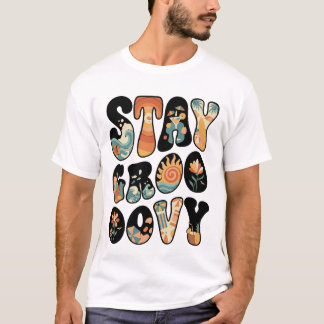 Artistiek Tropisch Ontwerp Zomerstemming voor Stra T-shirt