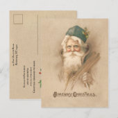 Artistiek  Vader Kerstportret Briefkaart (Voorkant / Achterkant)