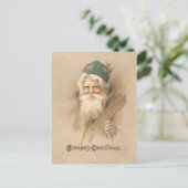 Artistiek  Vader Kerstportret Briefkaart (Staand voorkant)