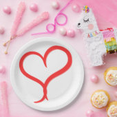 Artistiek Valentijn Tafelservies voor Evenementen Papieren Bordje (Feest)
