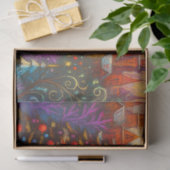 Artistiek Verhalenboek Kerstdorp Tissuepapier (Geschenk)