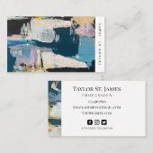  artistiek Visitekaartje schilderen (Voorkant / Achterkant)