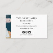  artistiek Visitekaartje schilderen (Achterkant)