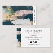  artistiek Visitekaartje schilderen (Voorkant / Achterkant)