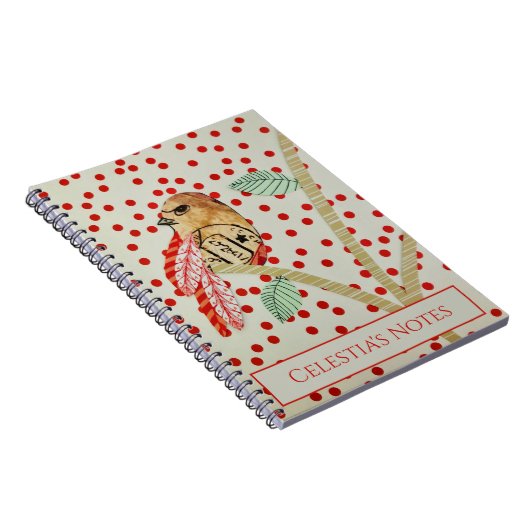 Artistiek Vogel Thema Journaal Notitieboek (Rechterzijde)