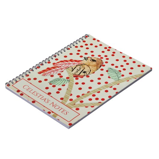 Artistiek Vogel Thema Journaal Notitieboek (Linkerzijde)