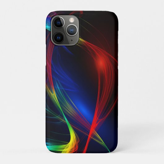 Artistiek Wavy Design iPhone 11 Pro Hoesje (Achterkant)