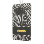 Artistiek Zebra print ontwerp met unieke texturen Luchtverfrisser (Links)