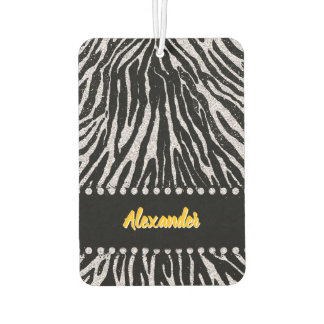Artistiek Zebra print ontwerp met unieke texturen Luchtverfrisser