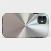 artistiek zilvermetaal iPhone 5 hoesje (Achterkant (horizontaal))