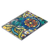 Artistiek Zuidwestelijk Aardewerk Kleurrijk Uniek Notitieboek (Linkerzijde)