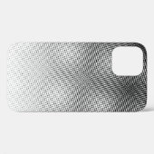 Artistiek zwart-wit moirépatroon Case-Mate iPhone case (Achterkant (horizontaal))