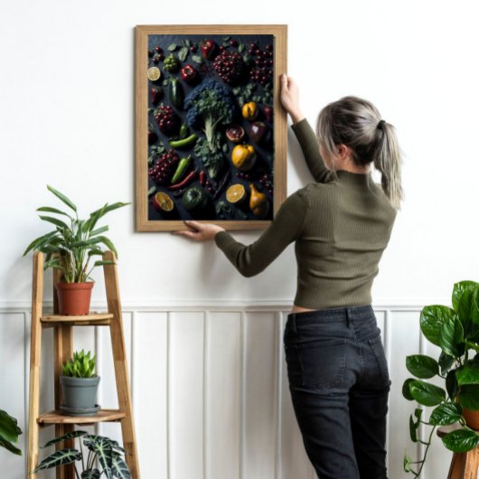 Artistieke 3D Wall Art Fruits Uniek Elegant Poster
