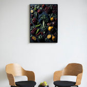 Artistieke 3D Wall Art Fruits Uniek Elegant Poster
