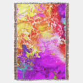 Artistieke Abstracte kleurexplosies Deken (Voorkant Verticaal)