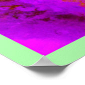 Artistieke Abstracte kleurexplosies Poster (Hoek)