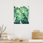  artistieke Abstracte lijnkunst Poster (Keuken)