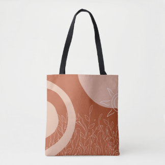 Artistieke Abstracte Natuur Canvas tas
