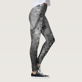Artistieke Abstracte Psychedelische Kleuruitbarsti Leggings