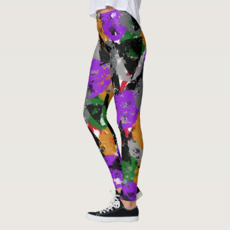 Artistieke abstracte vormen leggings