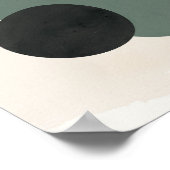 Artistieke abstracte vormen poster (Hoek)