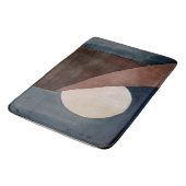 Artistieke abstracte waterverf schilderij badmat (Gekanteld)