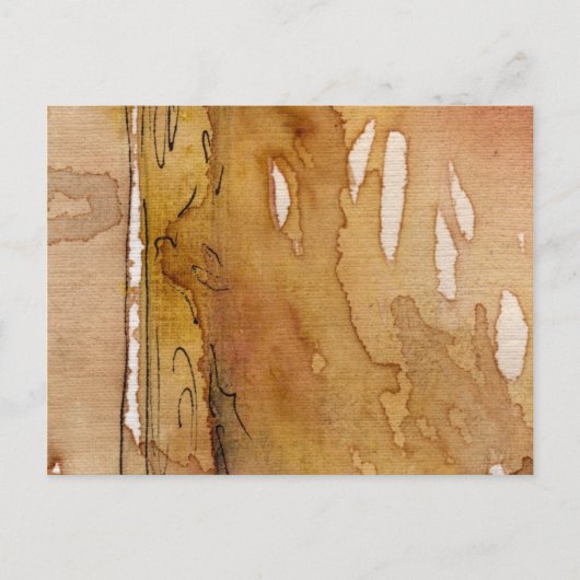 Artistieke achtergrond waterverf briefkaart (Voorkant)