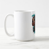 Artistieke afbeelding van drie vrouwen met een tri koffiemok (Links)