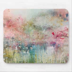 Artistieke Alcohol Inkt Abstract Landschap Muismat