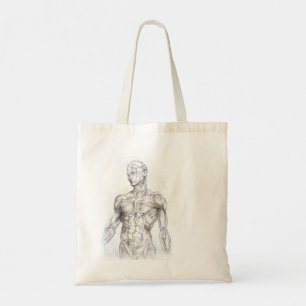 Artistieke Anatomische Illustratie Tas Winkeltas