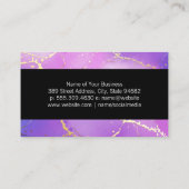 Artistieke Aquarel achtergrond Vrouwen Schoonheid Visitekaartje (Achterkant)