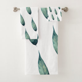 Artistieke Aquarel Botanisch Bad Handdoek
