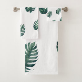 Artistieke Aquarel Botanisch Bad Handdoek