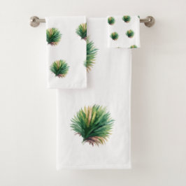 Artistieke Aquarel Botanische Bad Handdoek