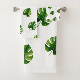Artistieke Aquarel Botanische Bad Handdoek