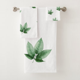 Artistieke Aquarel Botanische Bad Handdoek