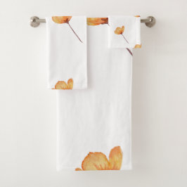 Artistieke Aquarel Botanische Bad Handdoek