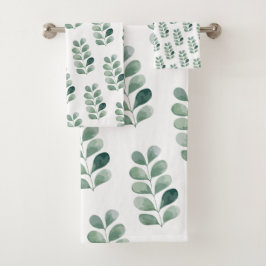 Artistieke Aquarel Botanische Bad Handdoek