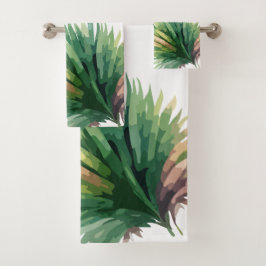 Artistieke Aquarel Botanische Bad Handdoek