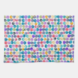 Artistieke Aquarel Theedoek – Modern Abstract