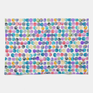 Artistieke Aquarel Theedoek – Modern Abstract