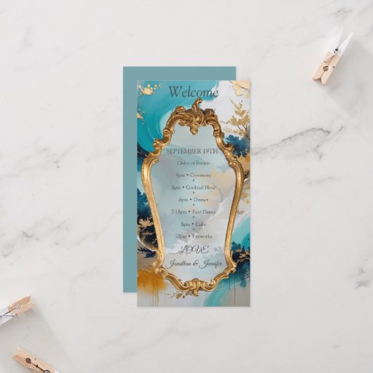 Artistieke Aziatische Oosterse Golven & Sceneries (Voorkant / Achterkant in situ)